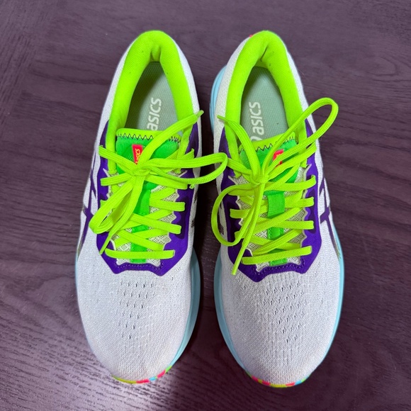 Asics‎ Dynablast 2 Women's Running Shoes White 1012B248 Size 8 - Picture 3 of 10